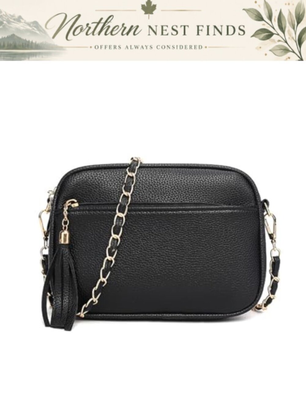 WITERY Small Crossbody Bags for Women Trendy Cross Body Purse Vegan Leather